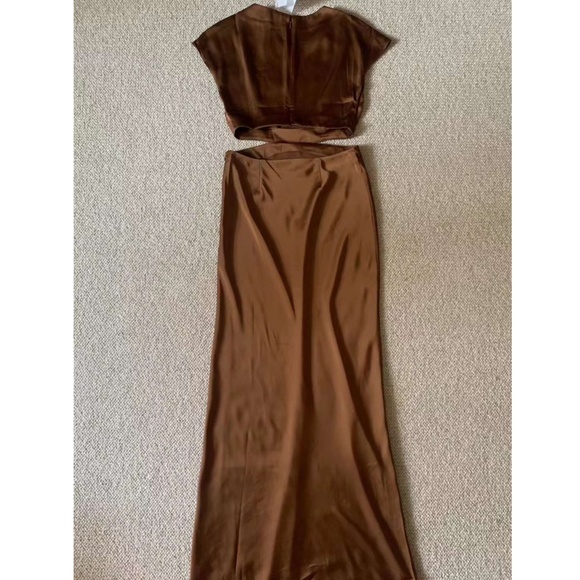 L'Academie Brown Maxi Dress - Picture 5 of 8